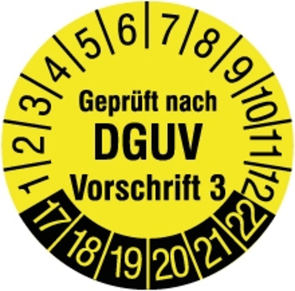 DGUV Vorschrift 3 bei AG Elektrotechnik in Frammersbach
