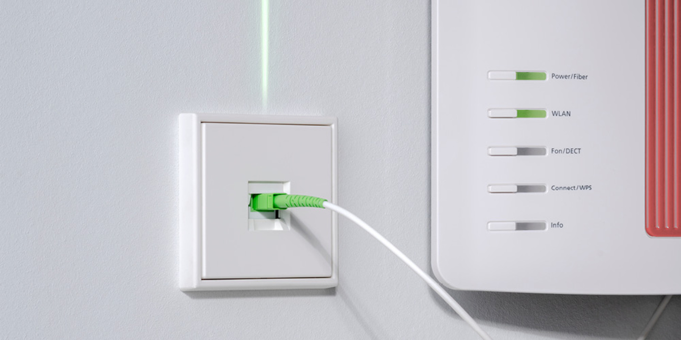 Die neuen Glasfaser-Anschlussdosen bei AG Elektrotechnik GmbH in Frammersbach